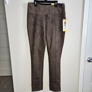 NWT!!! Andrew Marc Taupe Suede-Style‎ Pants Size Small